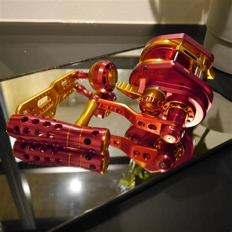 2000XH #Red/Gold「特別仕様」 & JM Ergonomics dual-bearing T-Bar / 10cm オプション ...