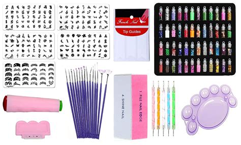 Royalkart Mega Combo Kit Of Nail Art Tools – 3d Nail Art Stamping Image ...