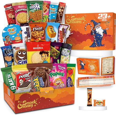 Amazon.com : Exotic Snacks, Mega International Snack Box, Imported Snacks, Candy Box from Around ...