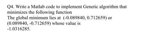 Image result for Genetic Algorithm Global Minimum MATLAB