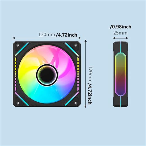 Pxyz Computer Case Fans 120mm aRGB 5v-3pin,Computer India | Ubuy