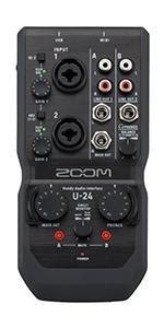Zoom U-22 Handy Audio Interface, Black : Amazon.in: Musical Instruments