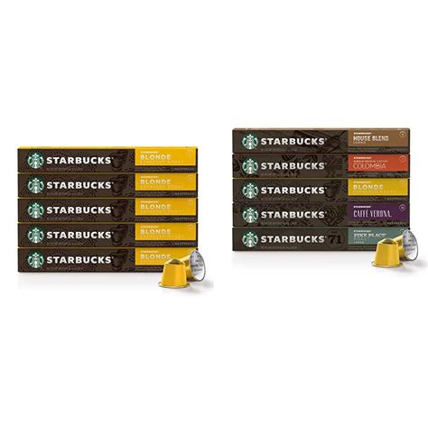 Buy Starbucksby Nespresso Blonde Roast and Variety Pack Coffee s (100 ...
