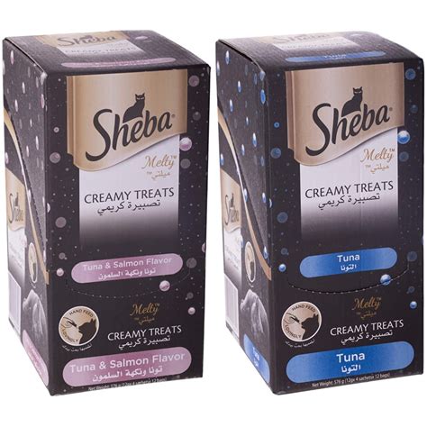 Buy Sheba Melty Tuna & Salmon Flavor 48G (12Gx4Sachet) - Pack Of 12 ...
