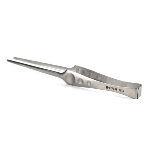Buy PEAKS&TREES Camping Clever Tongs, Stainless Steel, Tongs, Single ...