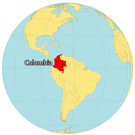 Map of Colombia - Cities and Roads - GIS Geography