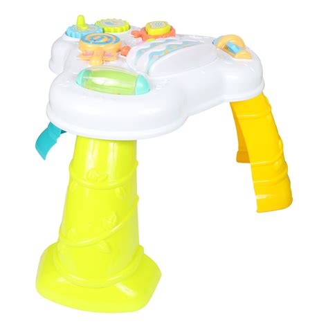Planet of Toys Happy Educational Music Baby Desk Table with light and ...
