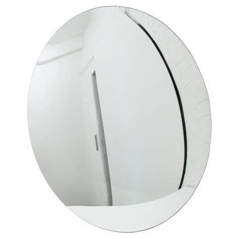 Orbis Convex Art Deco Frameless Round Mirror, Large For Sale at 1stDibs ...