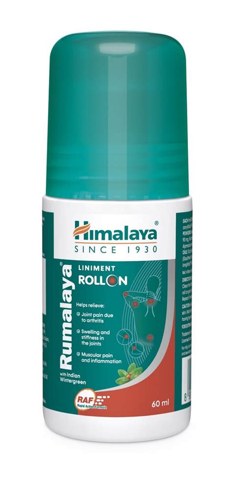Himalaya Rumalaya Liniment Roll-On| Helps Relieve Joint & Muscle Pain ...