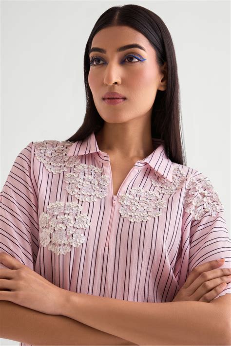 Wildbloom Zipper Back Tie Top – Namrata Joshipura Online