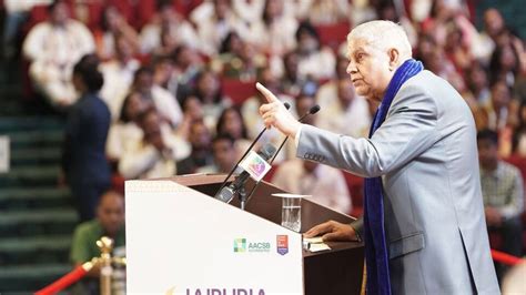 Jagdeep Dhankhar draws parallels between Operation Sindoor, Osama bin ...