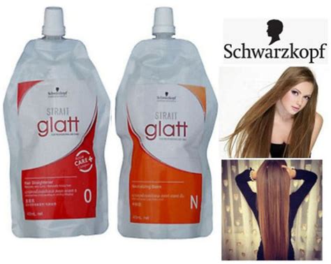 Schwarzkopf Glatt Hair Straightening Cream No.0 For Naturally Very ...