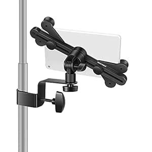 Neewer 6-11 inches Adjustable Music Mic Microphone Stand Tablet Mount ...
