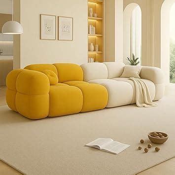 LEGACY OF COMFORT Prith Velvet Cloud Sofa – Premium Cushioned Comfort ...