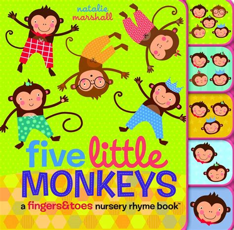 Buy Five Little Monkeys: A Fingers & Toes Nursery Rhyme Book: A Fingers ...