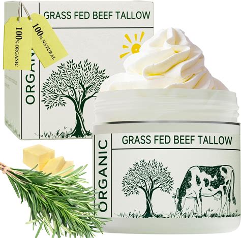 Amazon.com: Vanman's Tallow and Honey Balm With No Added Scent - Beef Tallow Face Moisturizer ...