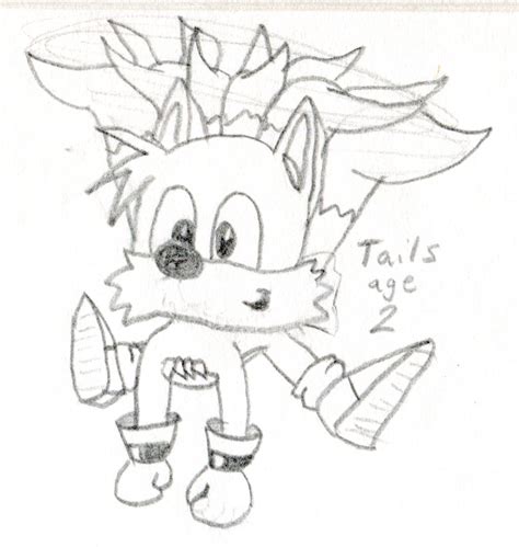 Tails age 2 in Flight by BLAST-from-my-PAST on DeviantArt