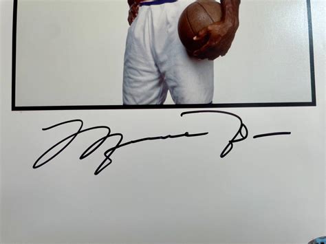 Michael Jordan Autograph Space Jam 8x10 Photo COA Upper Deck ...