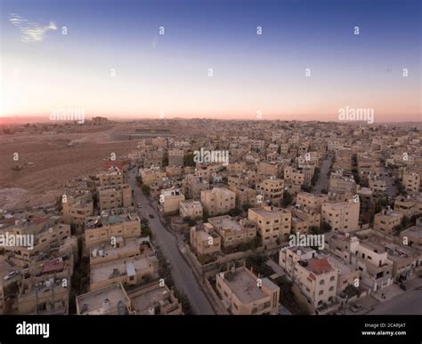 The sprawling city of Zarqa, Jordan is a separate municipality from the ...