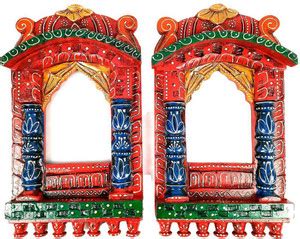 Apkamart Traditional Jharokha Set of 2 for Wall Decor, Home Decor ...