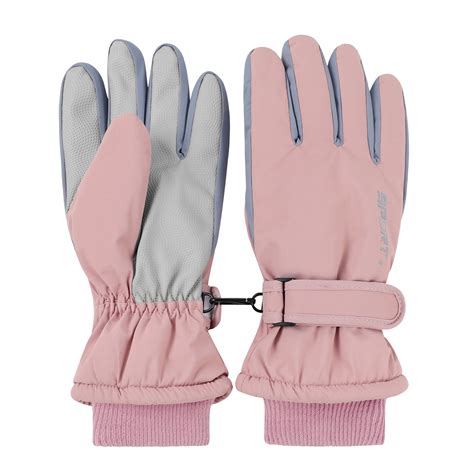 Zando Women's Waterproof Insulated Ski Gloves with Fleece Lining ...