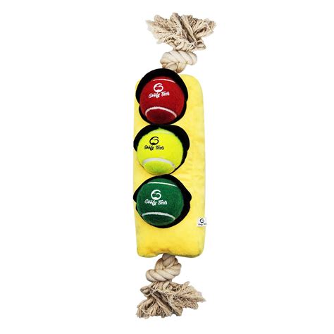 Buy Goofy Tails Traffic Light Dog Toys, Plush Toys for Dogs with 3 ...