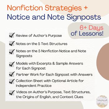 Image result for Notice and Note Signposts Technical Language