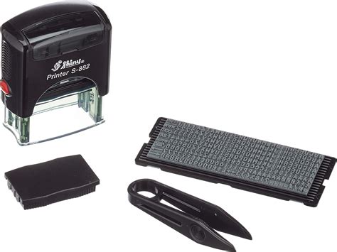 Trodat QC Passed - Stamp Built in Ink Pad (Red) Ink Color Blue : Amazon ...