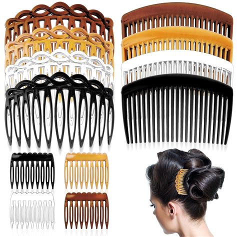 Amazon.com : Ouligay 12Pcs Hair Combs Slides for Women French Side ...