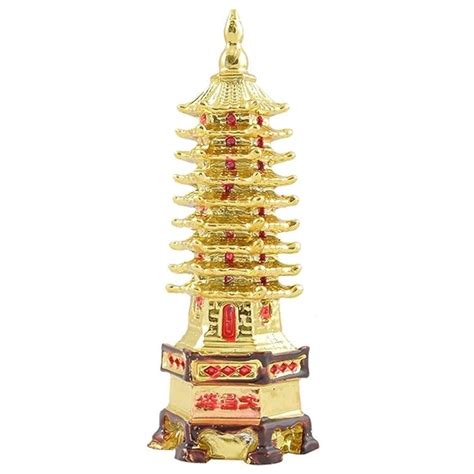 Buy odishabazaar Resin Feng Shui Education Tower, Standard, Yellow ...