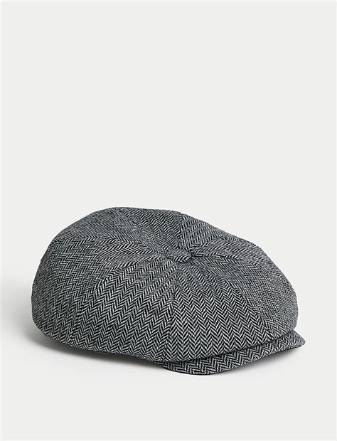 Buy Wool Blend Baker Boy Hat with Thermowarmth™ at Marks & Spencer