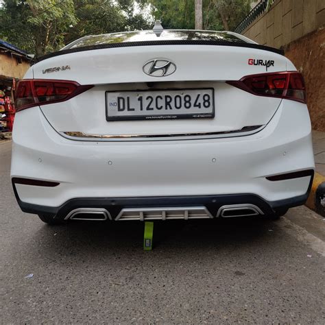 Rear Diffuser For Hyundai Verna 2018-19 – TECHNO KHAN STORE