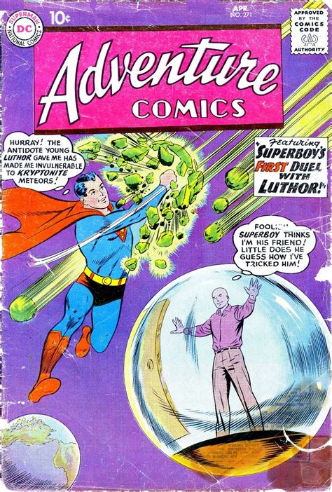 Days of Adventure: Adventure Comics # 271, April, 1960