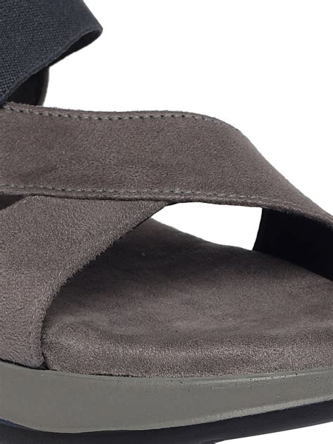 Carlee Grey Wedge Heel – Monrow Shoes