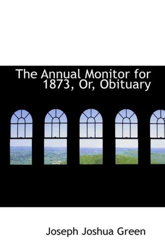 Amazon.in: Buy The Annual Monitor for 1873, Or, Obituary Book Online at ...