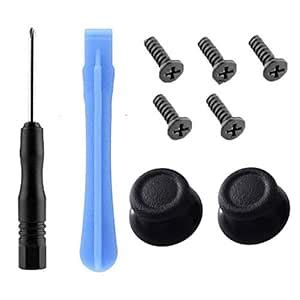 Screwdriver Opener Repair Took Kit and Thumb Stick Caps for for PS4 ...