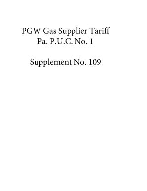 Fillable Online Sample Retail Tariff Fax Email Print - pdfFiller