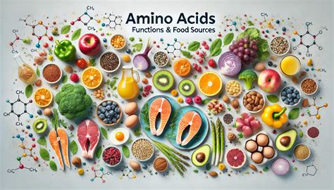 Amino Acids: Food Sources & Essential Functions - Optimising Nutrition