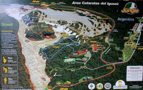 Iguazu Falls Map Puerto Iguazú To Iguazú Falls Best Routes