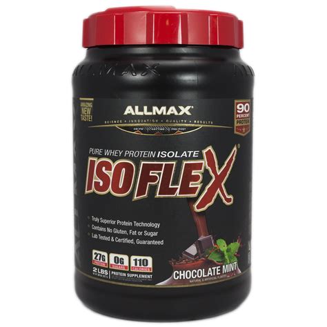 Buy AllMax Nutrition - IsoFlex Pure Whey Protein Isolate Chocolate Mint ...