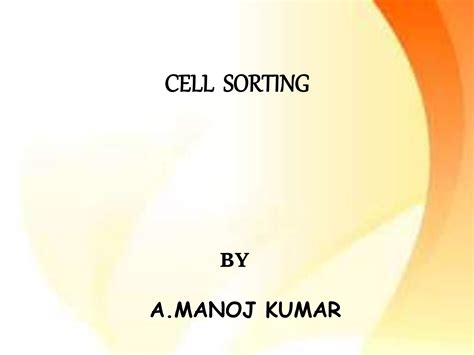 Image result for Cell Sorting Flow Cytometry PPT