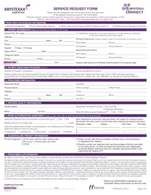 Service Request Form - Blank Fillable Template | Fill Out, Print ...