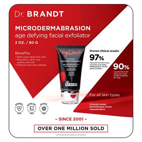 Dr. Brandt Skincare Microdermabrasion Age Defying Facial Exfoliator (2 ...