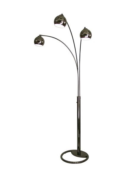 Nova Triplet 3 Light Arc Floor Lamp | Three light floor lamp, Nova ...