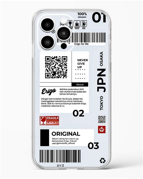 Urban Tags and Labels Clear Silicone Case – MW Stuffs