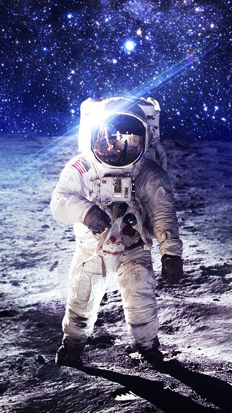 Download wallpaper 1440x2560 cosmonaut, space suit, space, planet ...