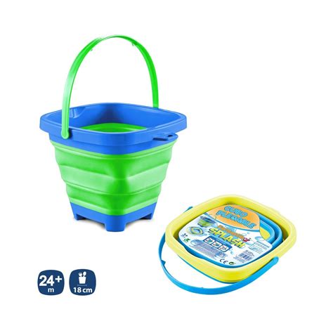 Cubo Playa Plegable 2 C 18 X 18 X 16 Cm