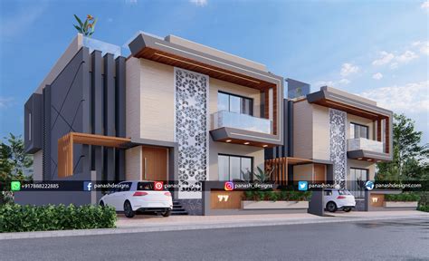 ArtStation - Twin Bungalow Design