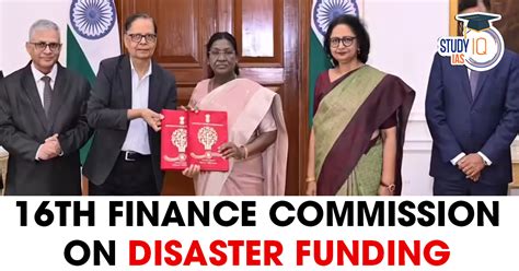 16th Finance Commission on Disaster Funding