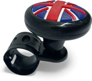 AYARA ALUMINIUM CAR STEERING KONB AMIRECAN FLAG Car Grab handle Price ...